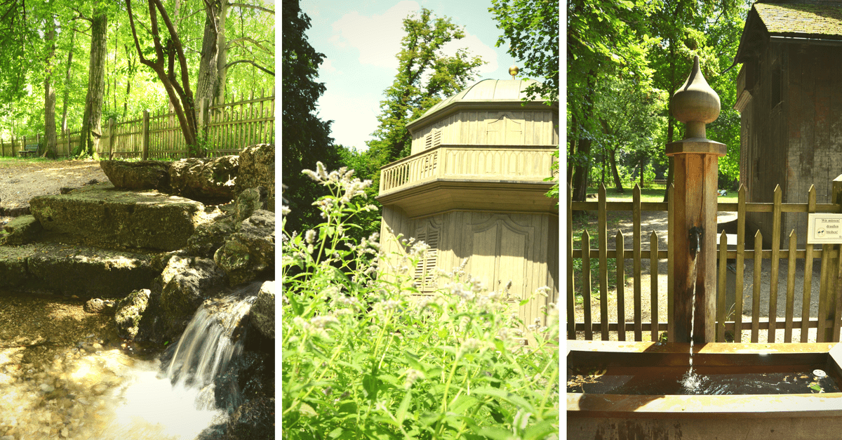 Prinzengarten Nymphenburger Park Wasserspielplatz