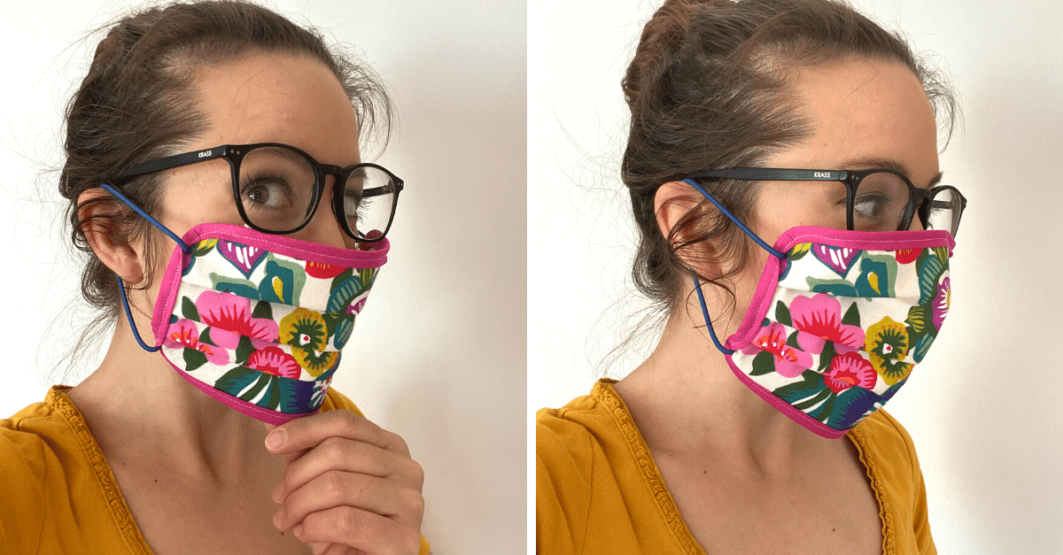 Mundschutz nähen Anleitung