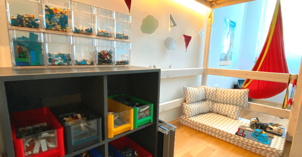 DIY LEGO Box - Bunte Kisten zum Sortieren von Klemmbausteinen