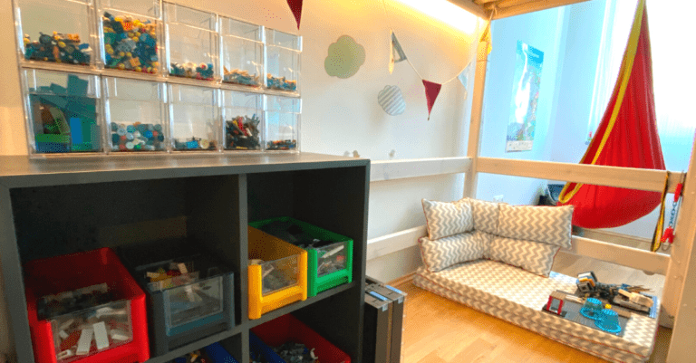 DIY LEGO Box - Bunte Kisten zum Sortieren von Klemmbausteinen