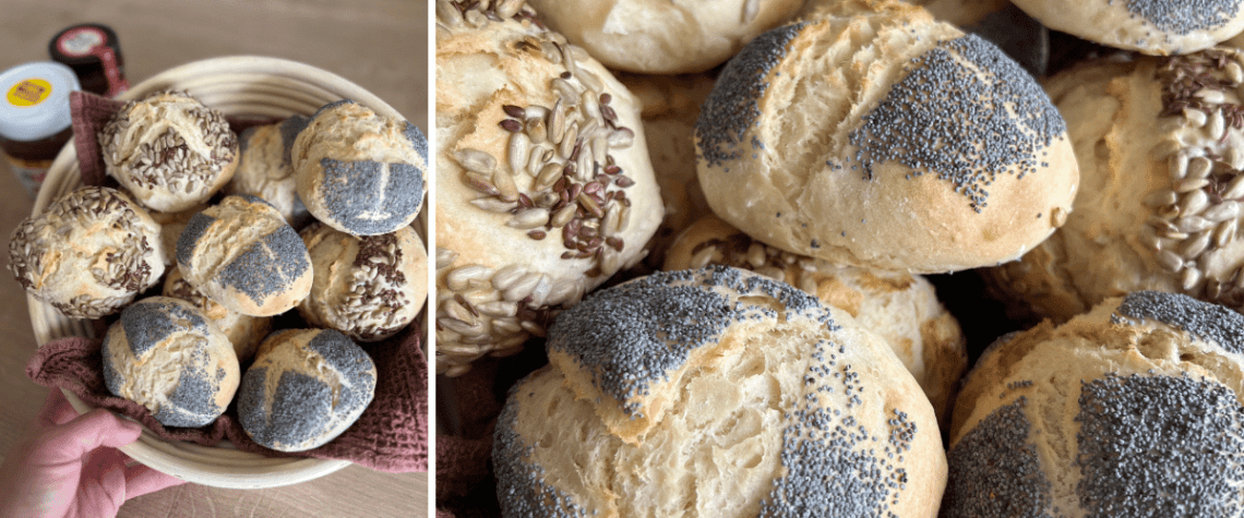 Dinkel-Buttermilch-Brötchen - Das perfekte Brötchen-Rezept