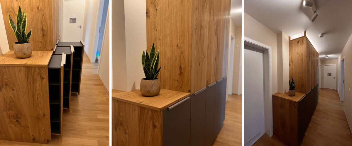 Schuhschrank Schreiner selber bauen